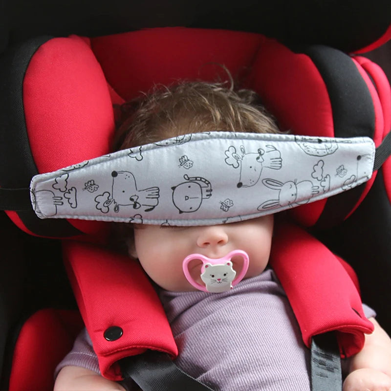 Baby Autostoel Hoofdkussen Gordel | Verstelbare Kinderwagen Hoofd Bevestigingsgordel Veiligheid Kussens