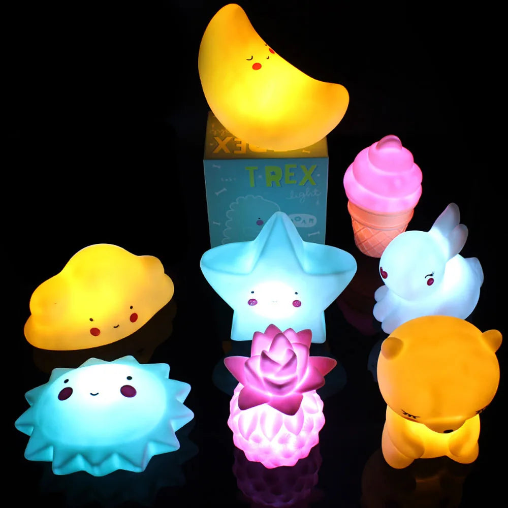 Schattige Sfeervolle Cartoon Nachtlam