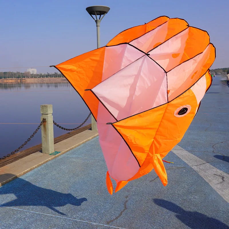 2.2M Reuzen Dolfijn-Vlieger - Parafoil Strandkite Voor Kinderen en Volwassenen
