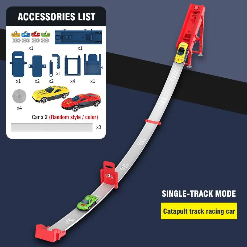 Racebaan Katapult Auto’s | Competitief Speelgoed met Alloy Voertuigen