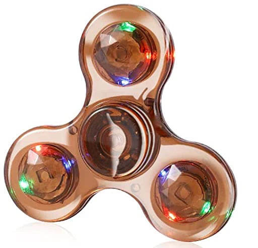 LED Oplichtende Fidget Spinner | Luminiserend Vingertop Speelgoed, Stressverlagend & Anti-angst, Feestartikelen voor Kinderen & Volwassenen