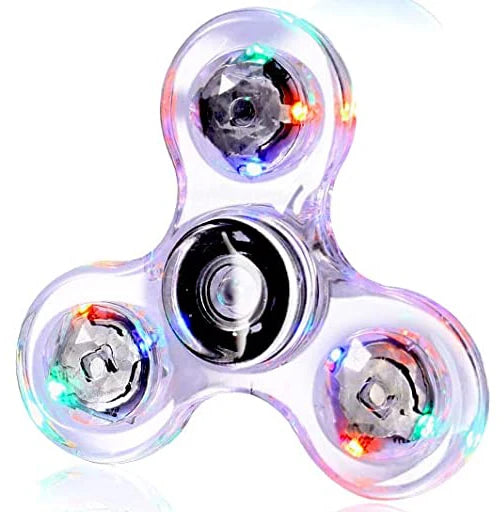 LED Oplichtende Fidget Spinner | Luminiserend Vingertop Speelgoed, Stressverlagend & Anti-angst, Feestartikelen voor Kinderen & Volwassenen