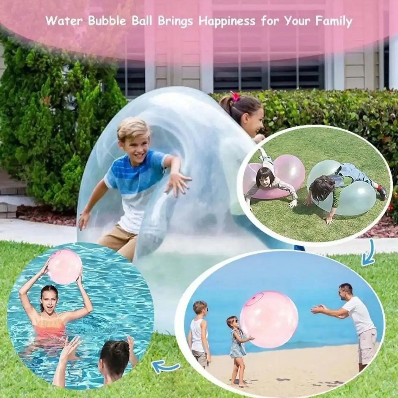 Opblaasbare Wubble Bubble Bal | Buitenspeelgoed | Zomerspeelgoed