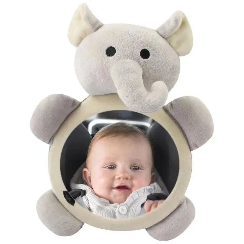 Baby Autospiegel | Veiligheidsautospiegel voor Achteruitkijk, Breukvrij & Breed Beeld, Perfect voor Kinderzitjes