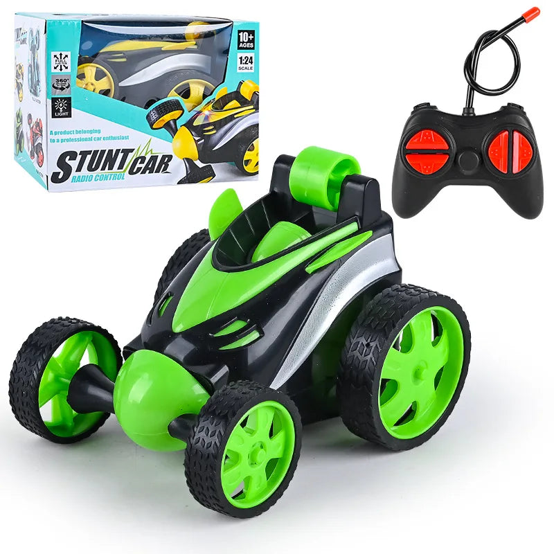 RC Stuntauto - 360° Draaibare Raceauto | Flip & Roll Stuntauto Speelgoed voor Kinderen