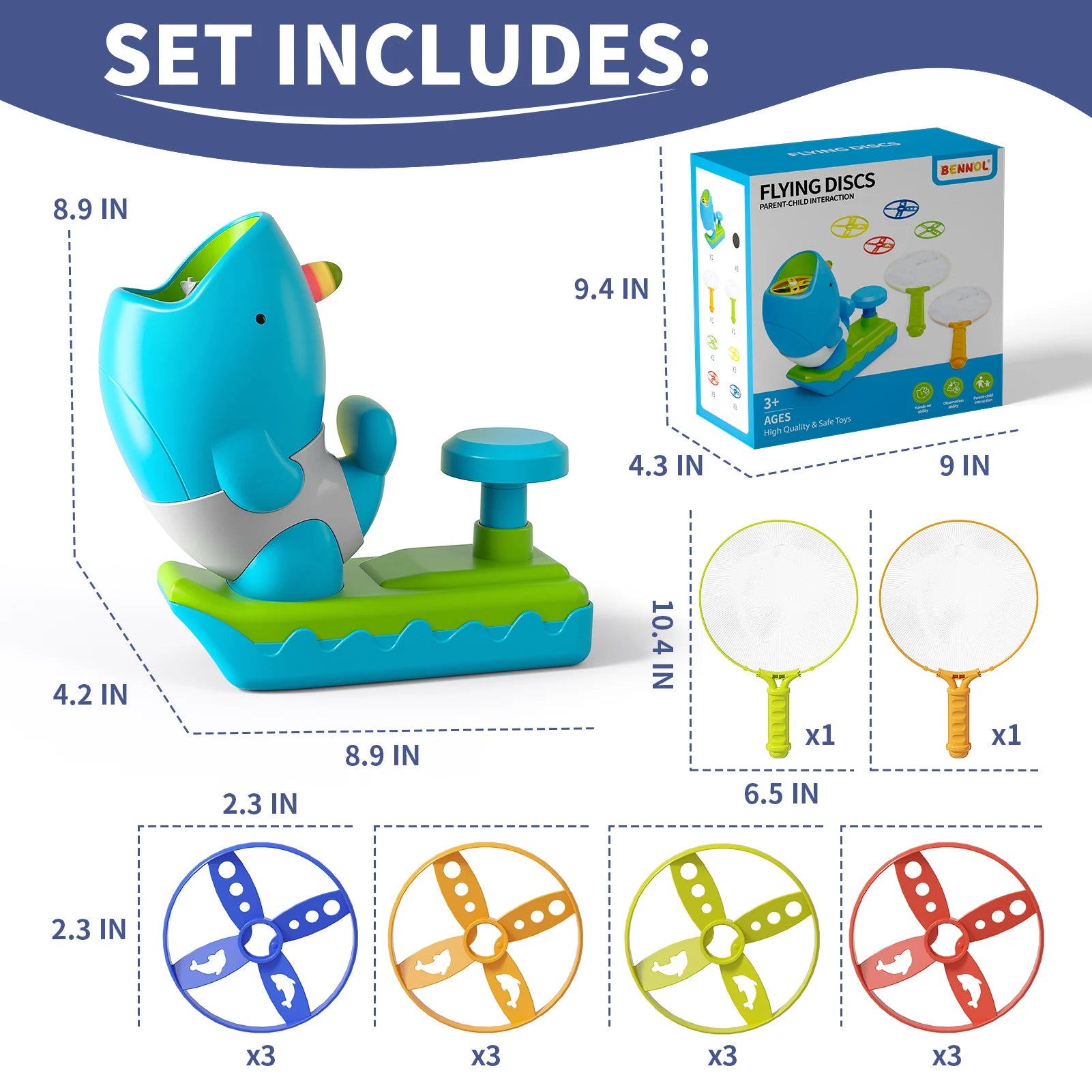 Vliegschijf Werper - Buiten Speelgoed voor Kinderen