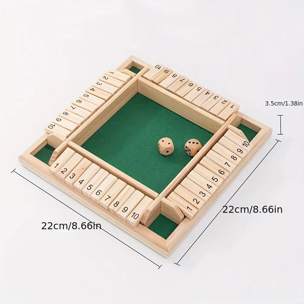 Houten Dobbelspel Shut The Box | Het Ultieme Gezinsvermaak