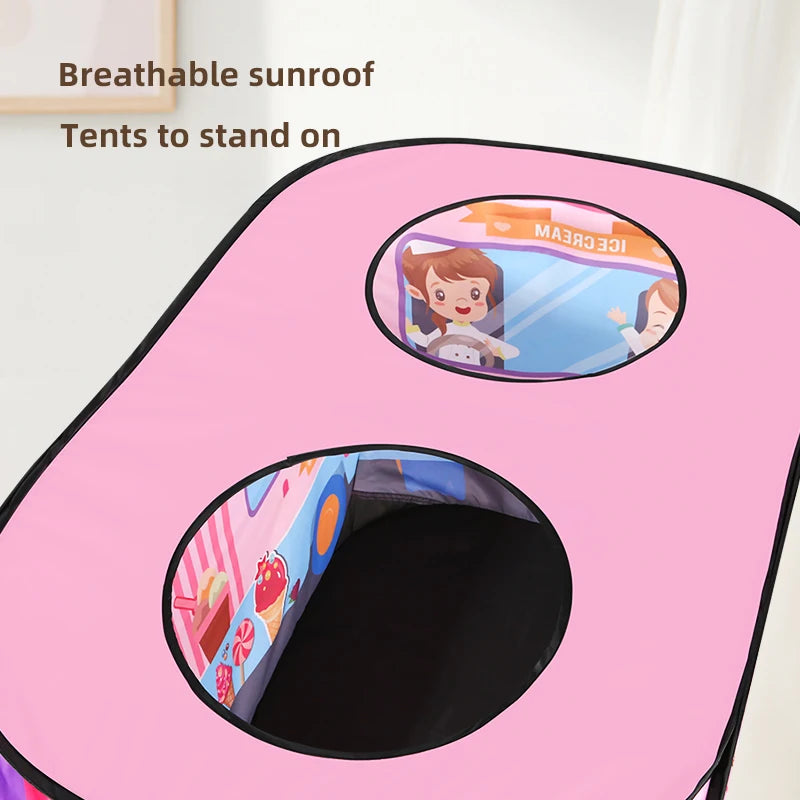 Kindertent IJscowagen | Interactief Speelhuis voor Binnen & Buiten