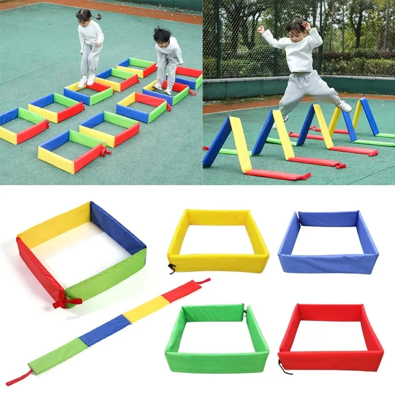 Perforated Frame Jumping Game - Sensorisch Trainingsspeelgoed voor Kleuters en Kindersporten