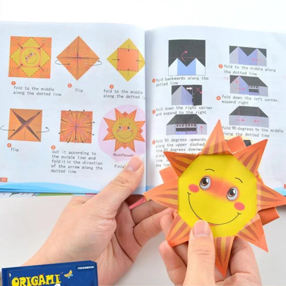 108x Montessori Origami Vellen | Creatief Vouwplezier voor Kinderen
