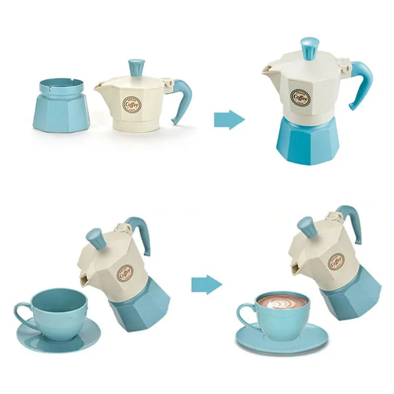 4/11 Stuks Koffie Simulatiespeelgoed Set | Speelkeuken voor Kinderen