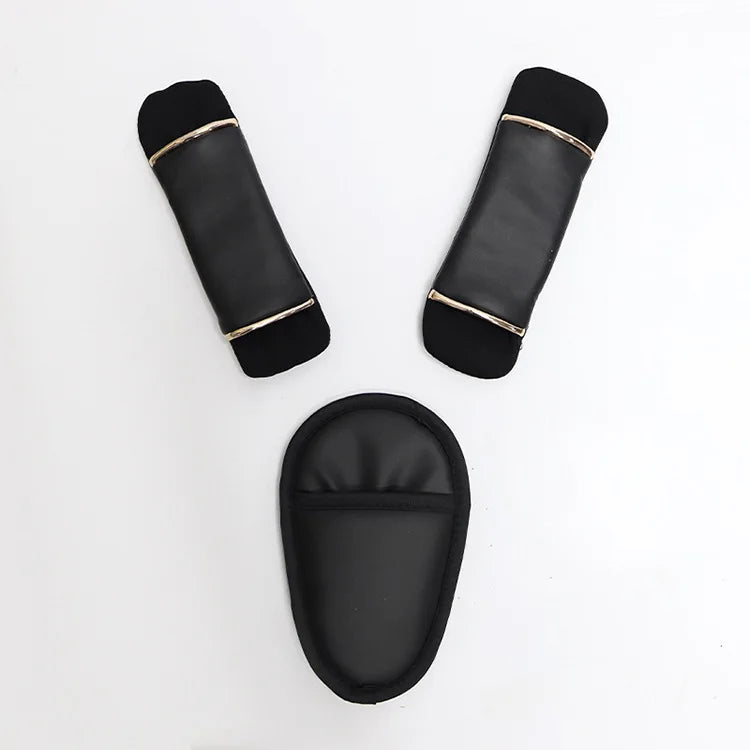 3-delige Autostoel met Schouderpads Set | Kinderwagen Accessoires Zachte Veiligheidsgordelbeschermers