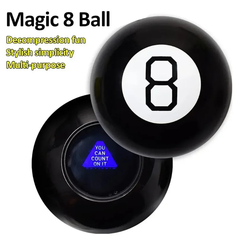 Zwarte 8 Magic Ball | Voorspellende Magische Props, Grappig Party Speelgoed voor Kinderen & Volwassenen