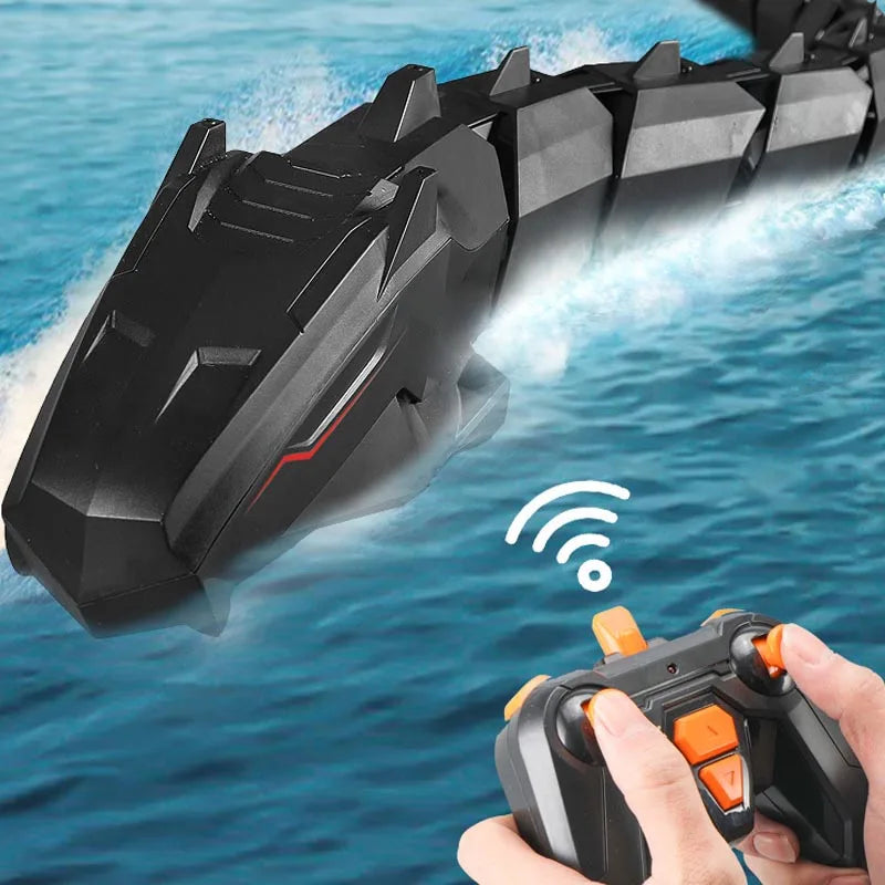 Boa Constrictor Zwemmend In Water | Afstandsbediening Slang Elektronisch Dier | Grappige Vis Elektrisch Zwembad Speelgoed Voor Kinderen Cadeau