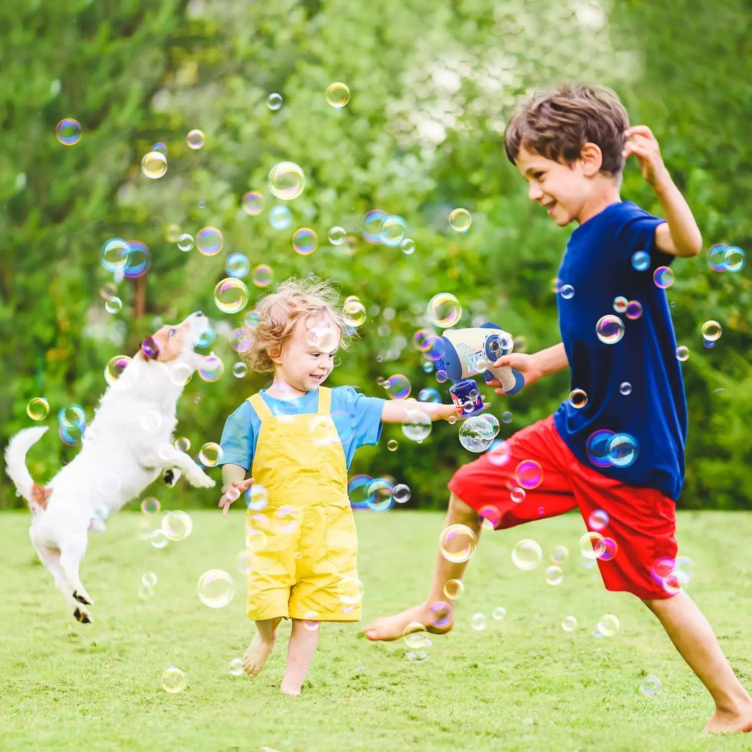 Eaglestone 2 Bubble Gun - Lichtgevende Blazer met 8 Gaten en 4 Navullingen, Buiten Feest Speelgoed