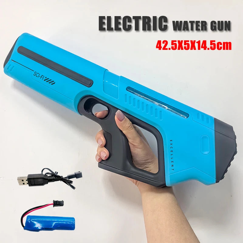 Automatisch Elektrisch Waterpistool met Hoge Druk – Waterspeelgoed voor Kinderen | Zwembadgevechten en Zomerspellen