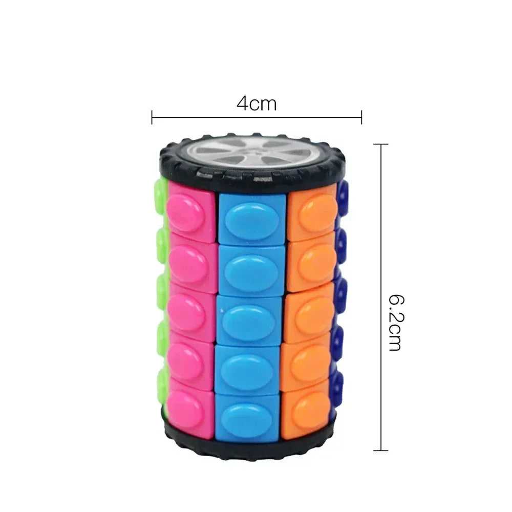 3D Roterende Cilinder Puzzel | Educatief Breinbreker Speelgoed