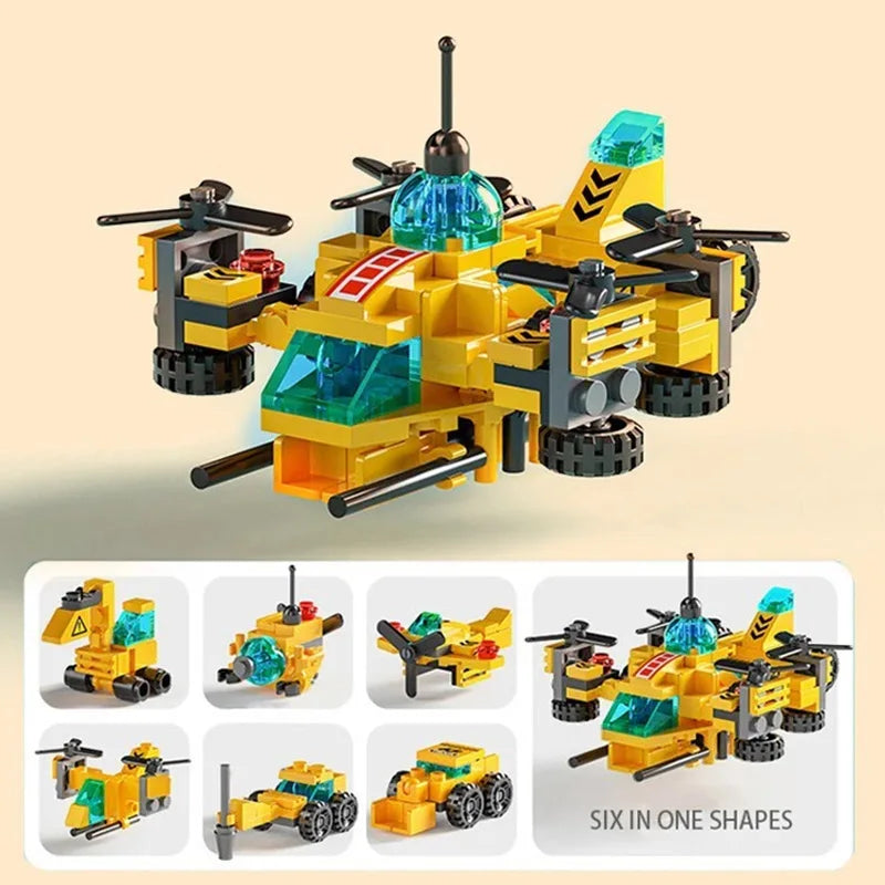 Kinderen Puzzelbouw Blokken | Brandweerwagens, Politiewagens, Ambulances, Vliegtuigen, Tanks, Verjaardagscadeau Modellen en Ornaments