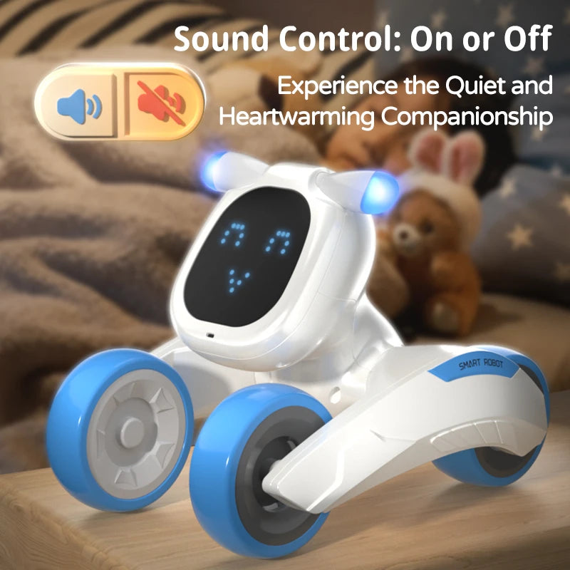 Slimme Praat- en Dansrobot Puppy | 2.4Ghz interactieve robot hond met spraakbesturing – Educatief kinderspeelgoed