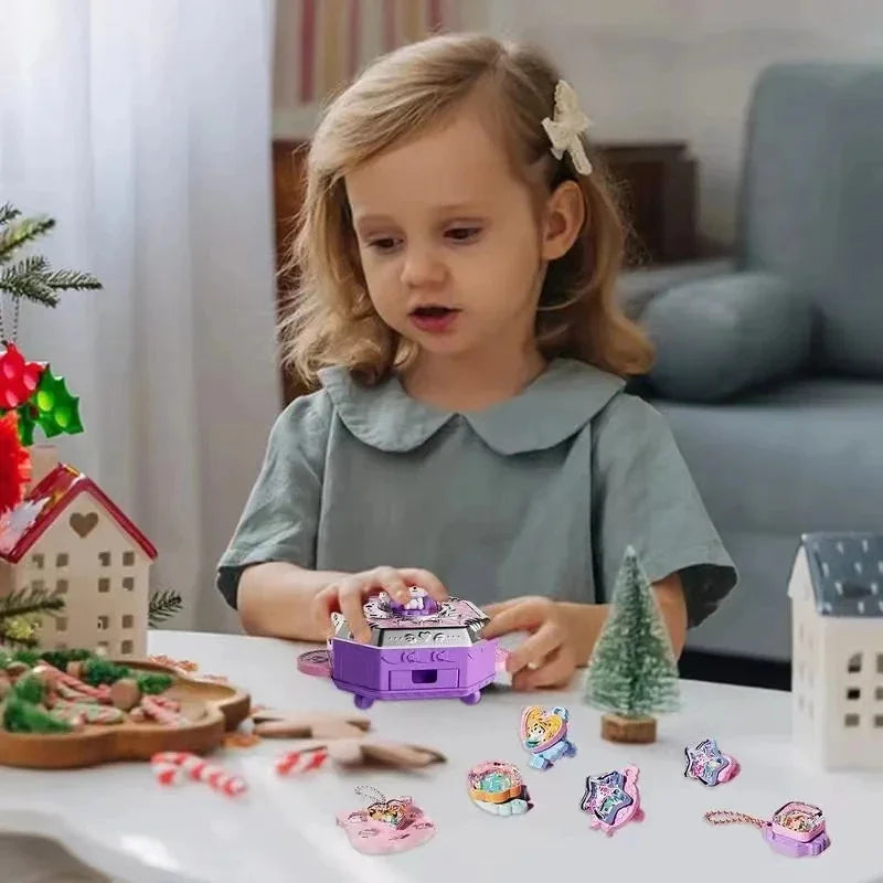 Meisjes DIY Sieradenringen Knutselset | Creatieve Prinsessenkralen & Sleutelhanger – Perfect voor Verjaardag & Kerst