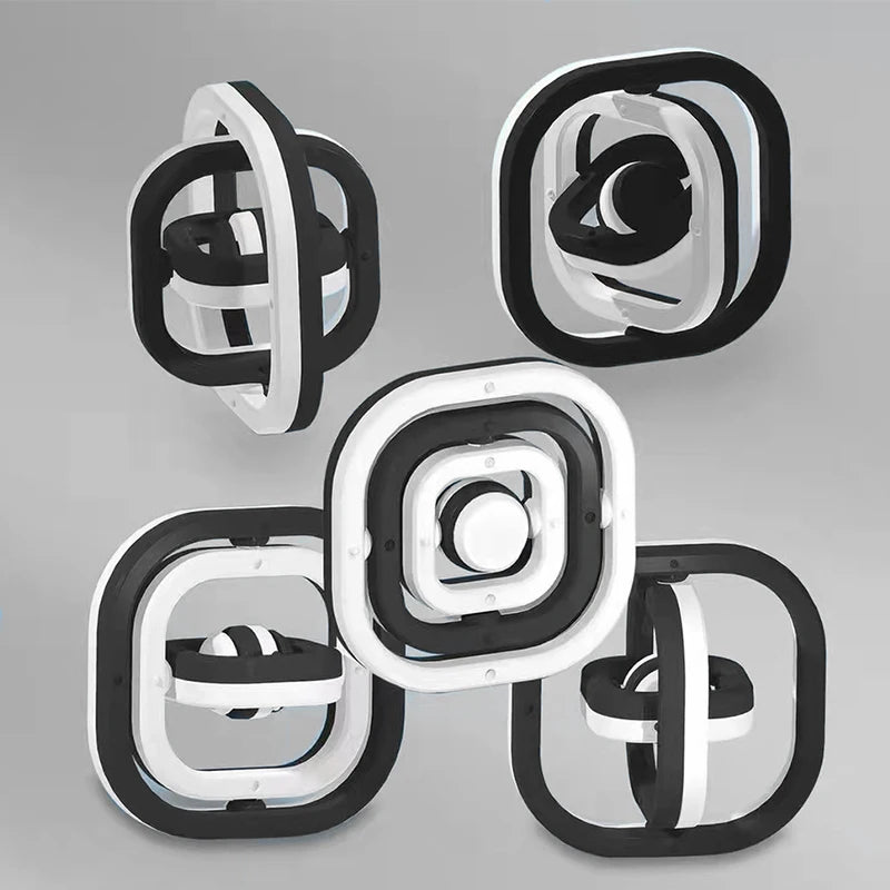 Nieuwe Fidget Toys 3D Flip Spinner | Vingertop Gyro, Stressverlichting voor ADHD, Autisme, Kinderen & Volwassenen