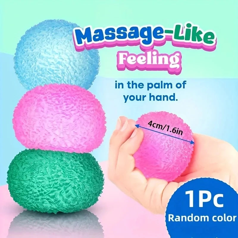 Squishy Ice Ball Stressbal | Multicolor Fidget Speelgoed, Cadeau Kinderen & Volwassenen