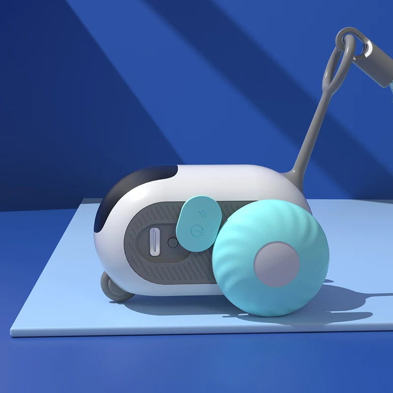 Slimme RC Sportauto voor Katten | Interactief elektrisch speelgoed met veertjes