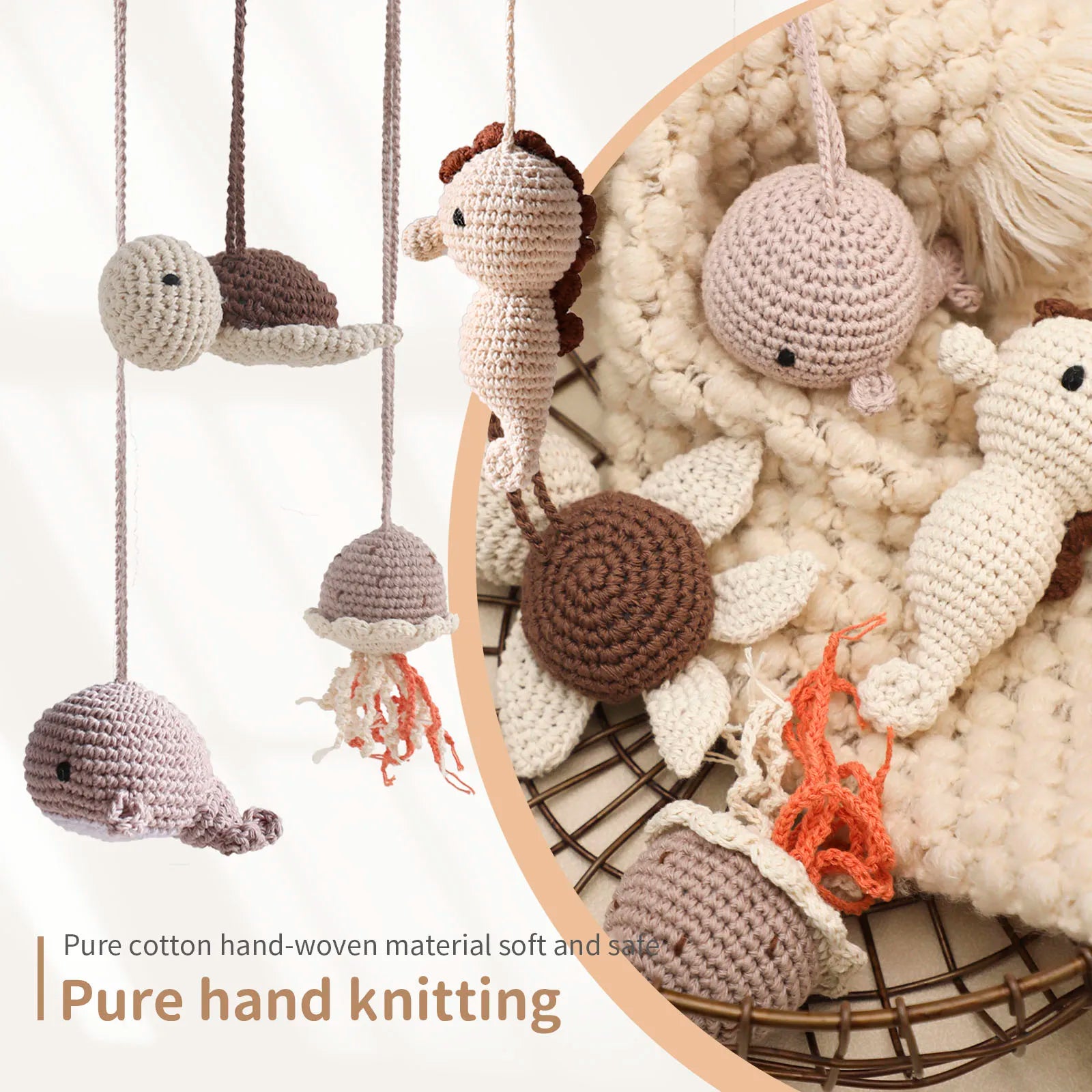 Baby Speelgoed Houten Play Gym Opknoping Mobiel Bed Houder Dier Hanger Kinderwagen Baby Speelgoed Bel Hout Rammelaar Pasgeboren Educatief Speelgoed