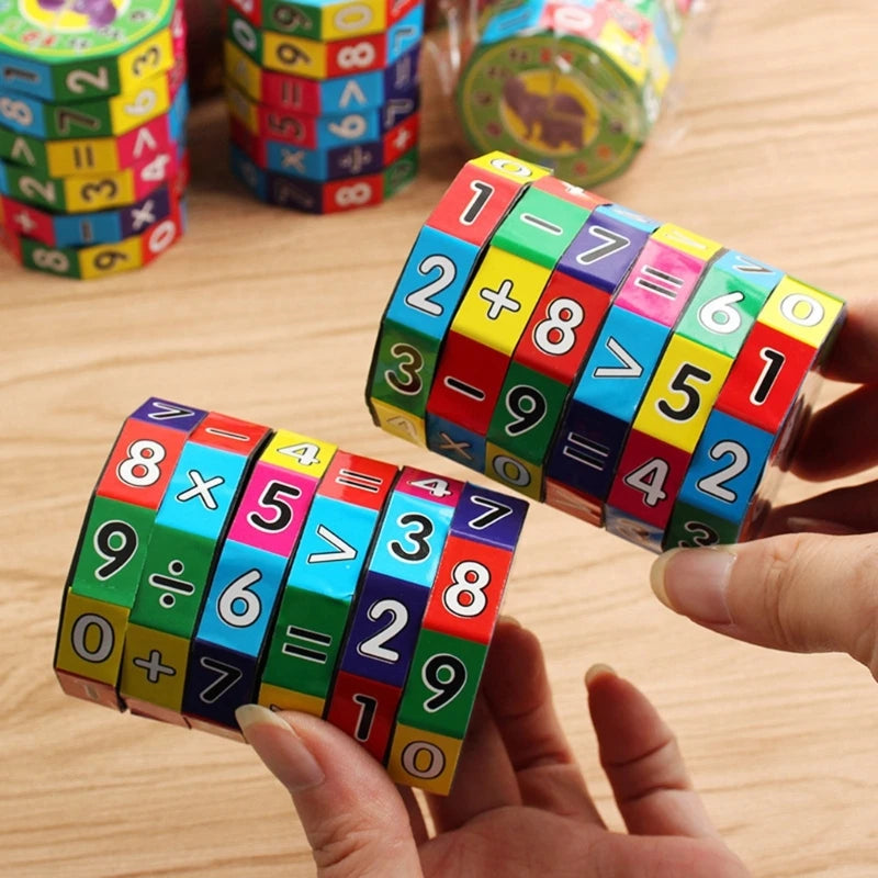 Creative Kids Magische Rekencube – Leerzaam Montessori Speelgoed voor Optellen, Aftrekken, Vermenigvuldigen & Delen