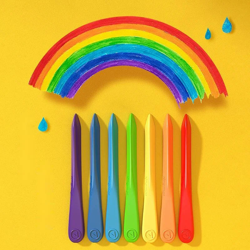 24/12-delige Kleurrijke Krijtjes | Veilige, Niet-Giftige Kleurpotloden voor Kinderen, Graffiti & Tekenstationery