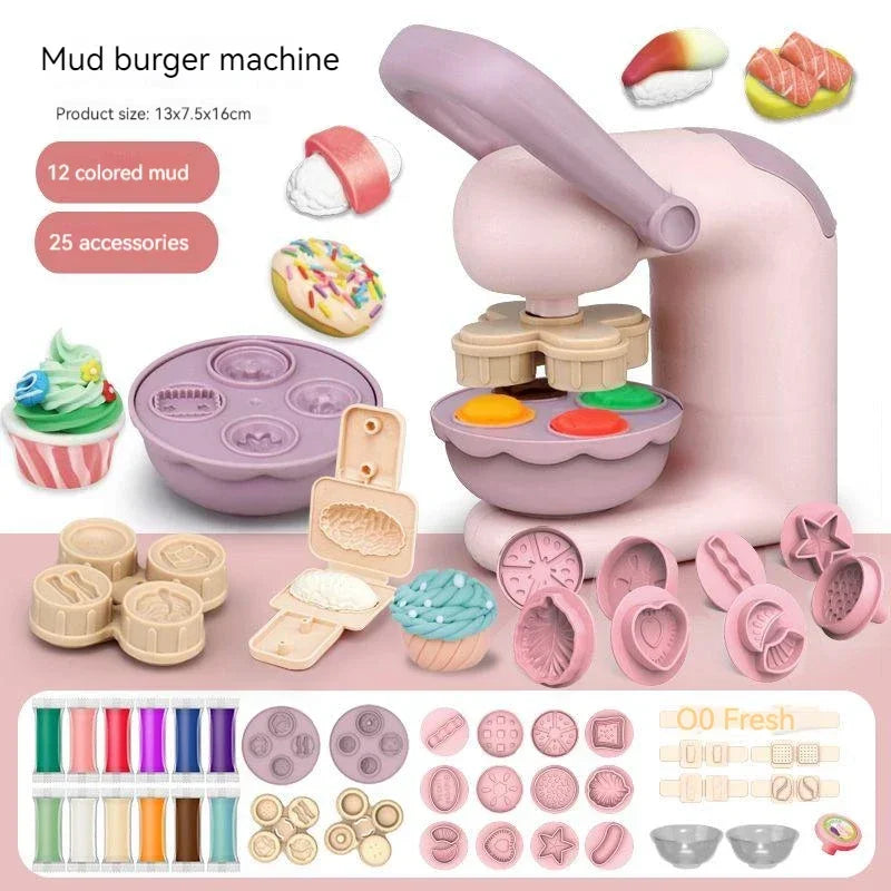 Plasticine Mallen | Kleurige Klei voor Modelbouw, Simulatie van Noedels en Taarten, Educatief Speelgoed voor Kinderfeestjes