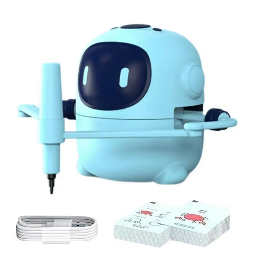 Tekenrobot met 100 Kaarten | Educatief Schilderhulpje voor Creatieve Kinderen