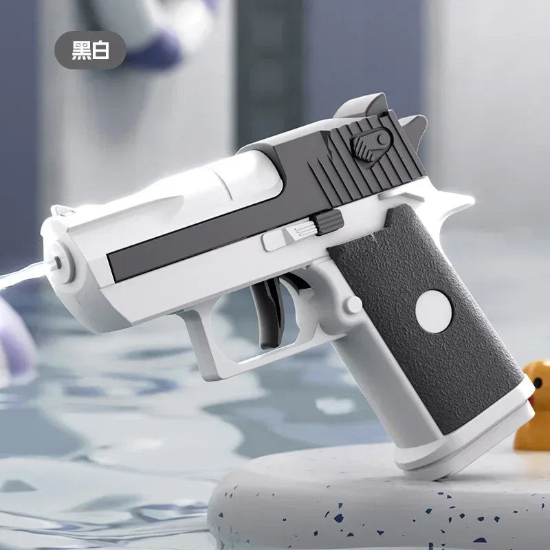 Mini Woestijn Adelaar Continu Vuur Mechanisch Waterpistool Klein Zomerpistool Buiten Strand Speelgoed Arm Kinderen Waterpistool