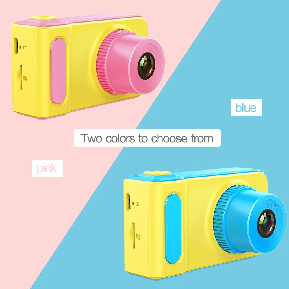 Kinderfotocamera met 2-inch scherm - 8 MP digitale videocamera, perfect cadeau voor Kerstmis en verjaardagen van jongens en meisjes.