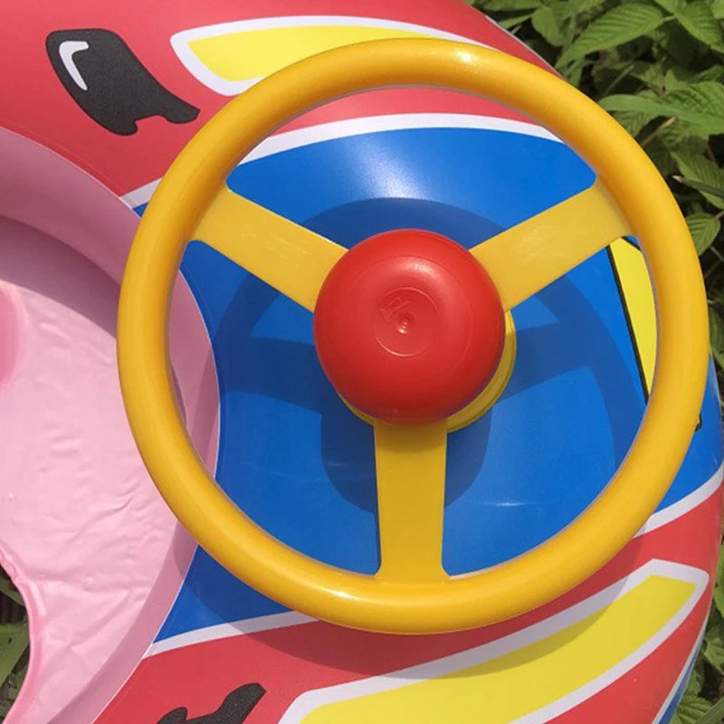 Opblaasbare Baby Zwemring met Stuurwiel | Veilig & Speels Waterplezier