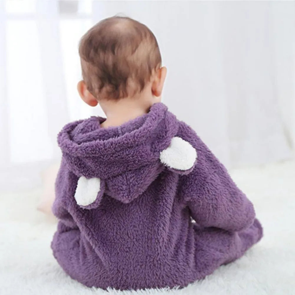 Winter Warme Fleece Babyrompers | Dieren Overall Baby Jumpsuits Kostuum