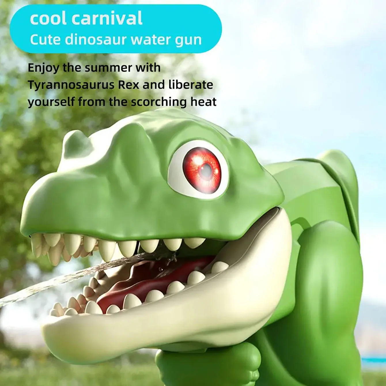 Dinosaurus Mini Waterpistool | Buiten Speelgoed | Zomerspeelgoed | Peutertoys