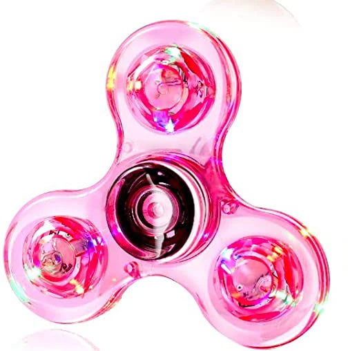 LED Oplichtende Fidget Spinner | Luminiserend Vingertop Speelgoed, Stressverlagend & Anti-angst, Feestartikelen voor Kinderen & Volwassenen