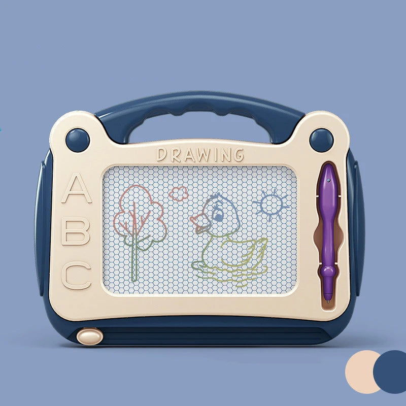 Mini Magnetisch Tekenbord | Wisbaar Kleurrijk Schrijfbord met Pen, Graffiti Kunst & Educatief Voorschool Speelgoed