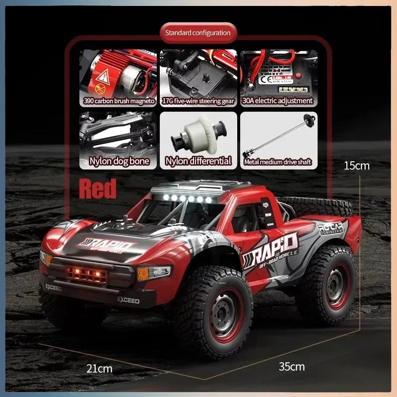 RC Monstertruck | 1:16, 70KM/U, 4WD, Borstelloze Motor, Drift Speelgoed Voor Kinderen & Volwassenen