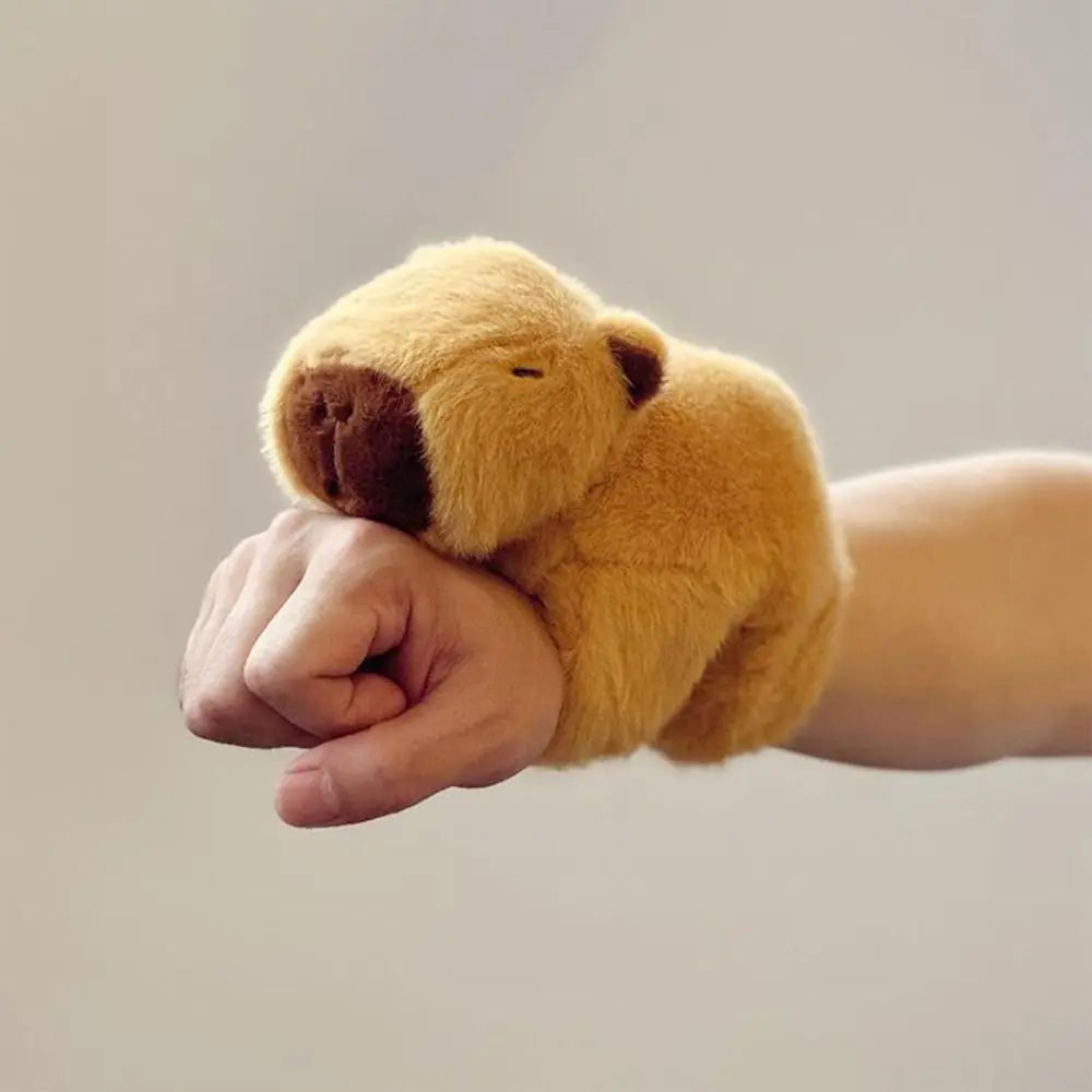 Pluche dierenarmbanden - Capybara om te klikken - Interactief en knuffelig speeltje voor kinderen, verjaardagscadeau
