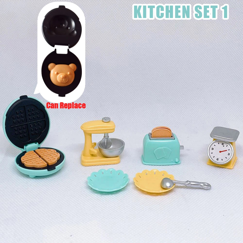 DIY Miniatuur Poppenhuis Keuken | Inclusief Mixer, Oven en Elektronische Accessoires