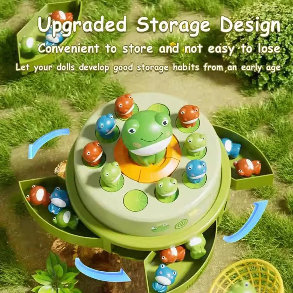 Springende Kikker Spel | Muzikaal Reactiespel met Pop-Up Kikkers