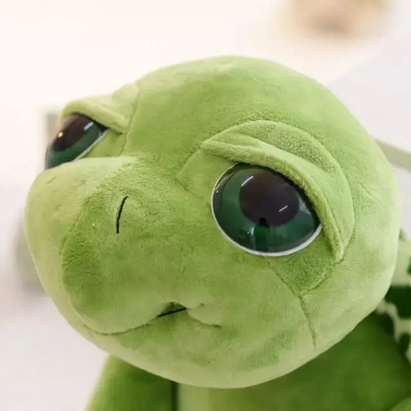 Schattige Grote Ogen Groene Schildpad Pluche | Dieren Pluche Gevulde Speelgoed Cadeau voor Kinderen Jongens en Meisjes