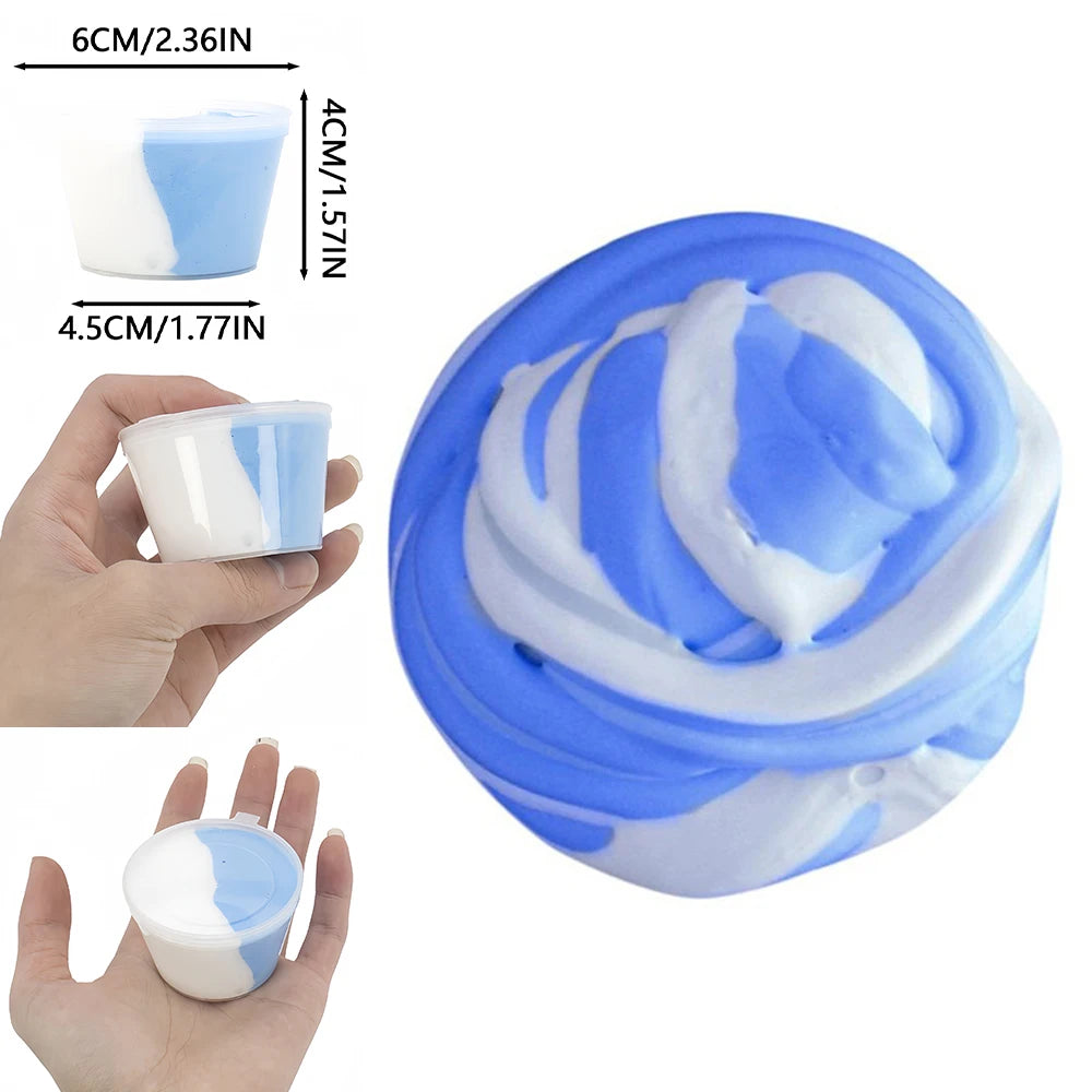 Fluffy Slime | DIY Zacht Klei Materiaal, Lichtgewicht Putty Modelleer Speelgoed, Educatief en Creatief