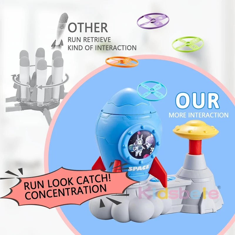 Raket Vlinder Vangspel | Voetpedaal Katapult Buitenspeelgoed