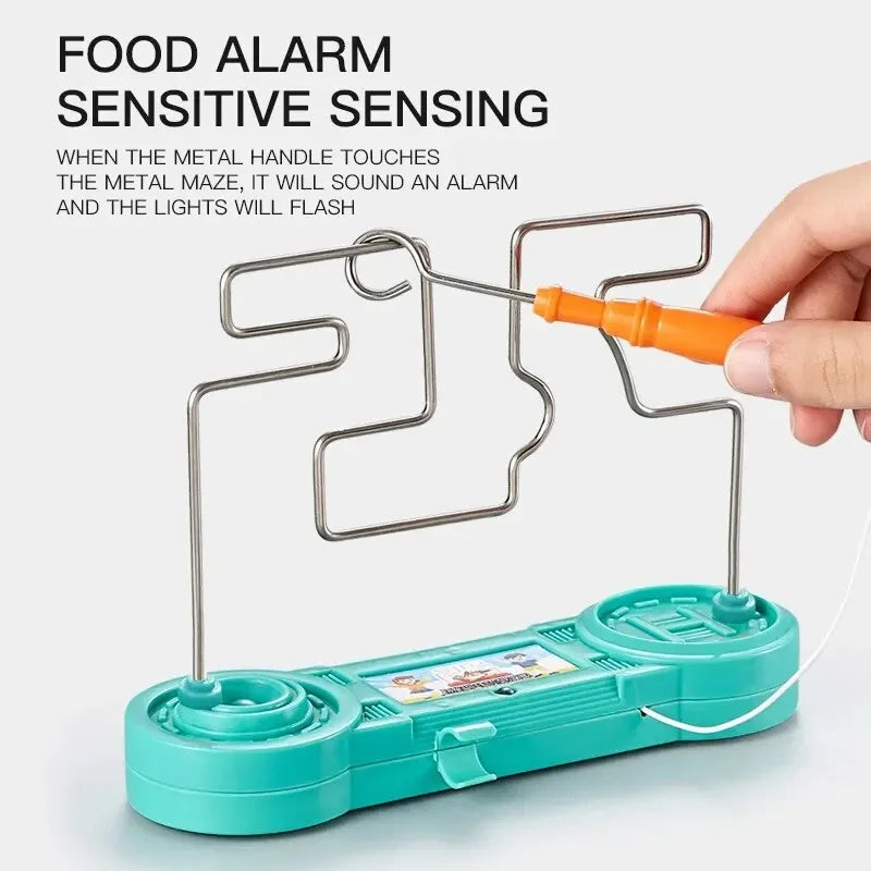 Montessori Elektrisch Schokspel Speelgoed - Onderwijs Elektrisch Doolhof Spel, Wetenschappelijke Experimenten Cadeau voor Kinderen