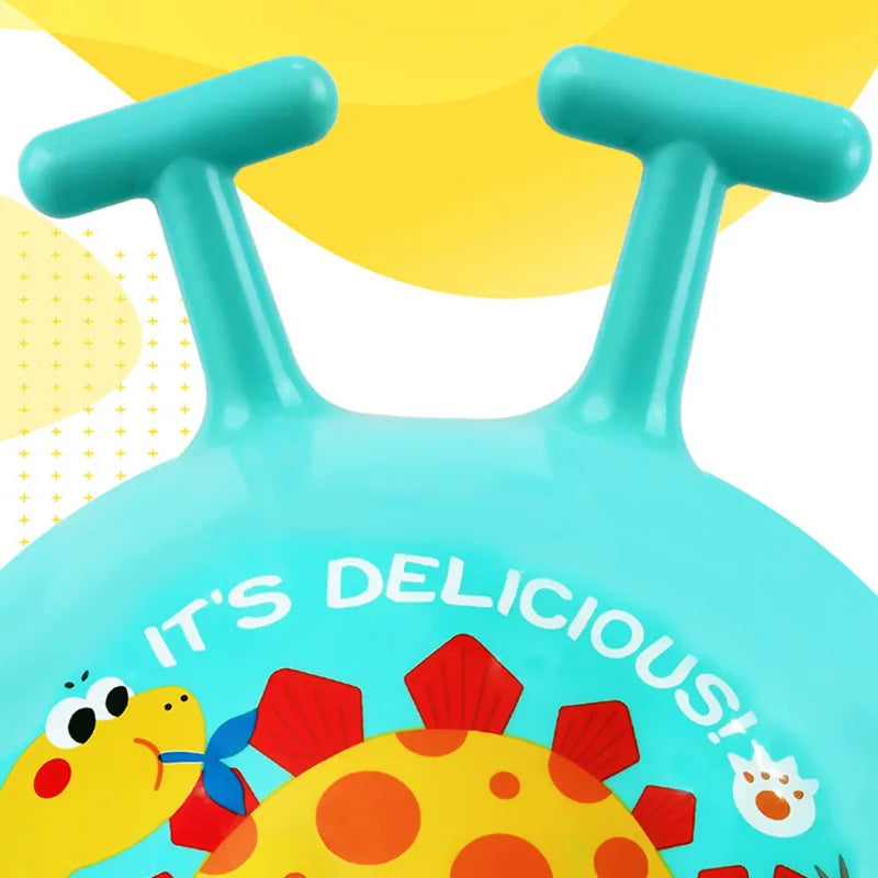 Opblaasbare Springbal met T-Handvat – Buitenspeelplezier voor Kinderen