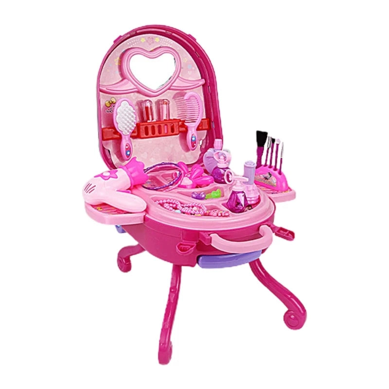 Prinsessen Make-up Kaptafel voor Kinderen - Speeltafel voor Meisjes van 3-6 Jaar - Speelgoed voor Rollenspel