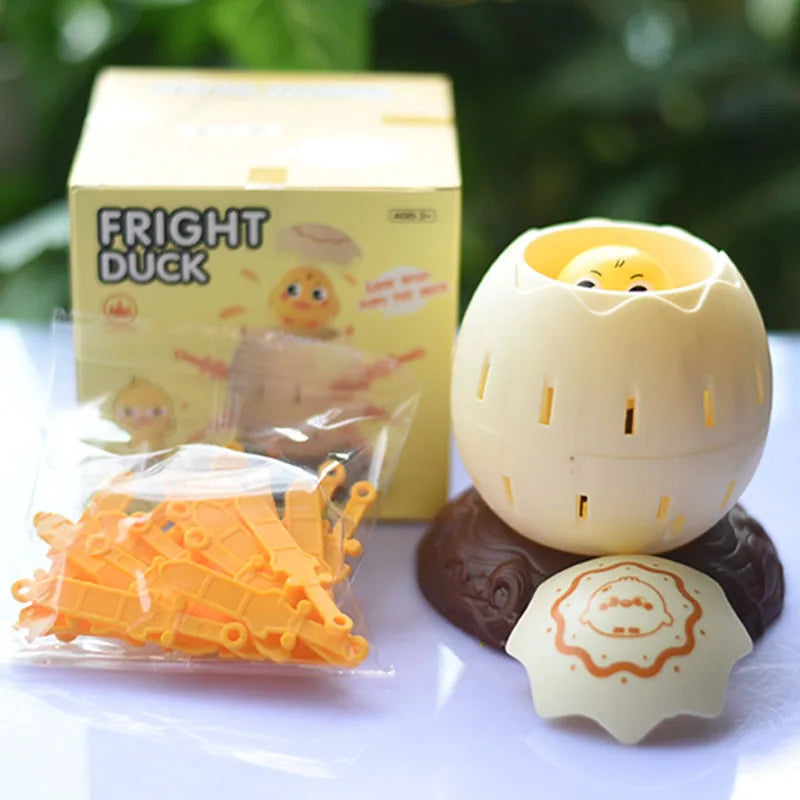 Mini Pop-up Piraat Emmer Spel | Interactief Bordspel met Pinguïn & Kikker, Kindergeschenk